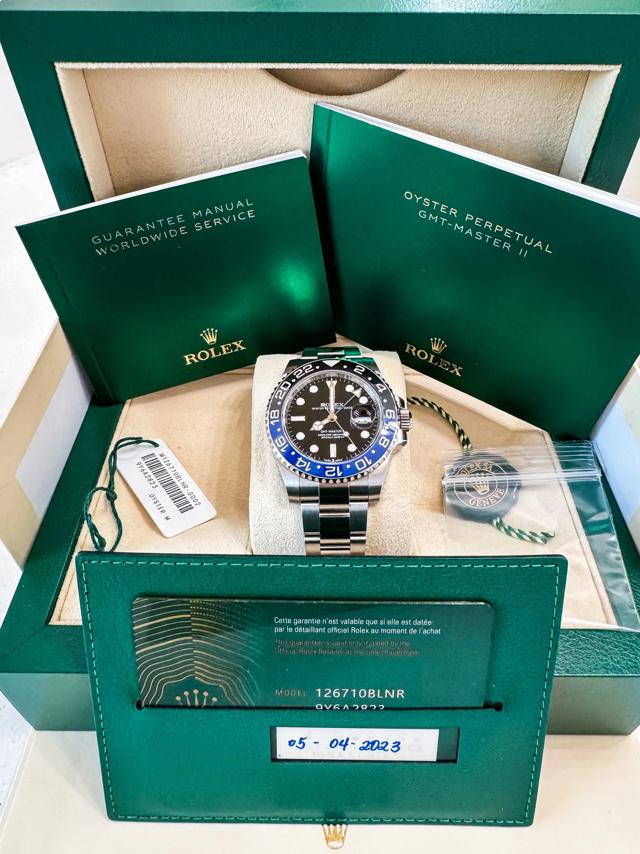 Rolex GMT-Master II 126710BLNR with box and papers